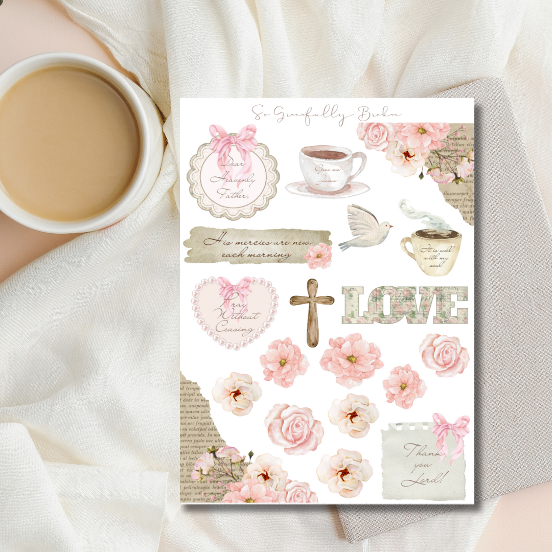 Blush Faith Stickers