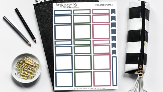 Frosted Petals Boxes