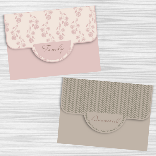 Prayer Board Envelopes-Dusty Rose